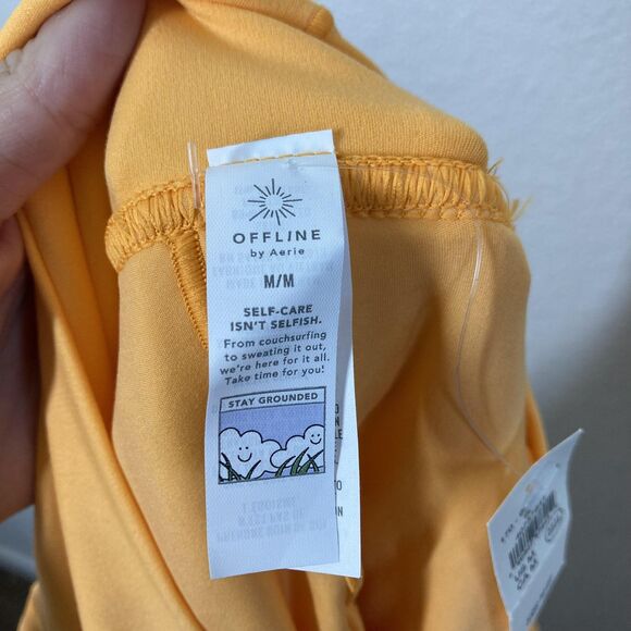 OFFLINE By Aerie Skort Womens Medium Orange Pleated Tennis Athletic Real Good - Picture 12 of 16